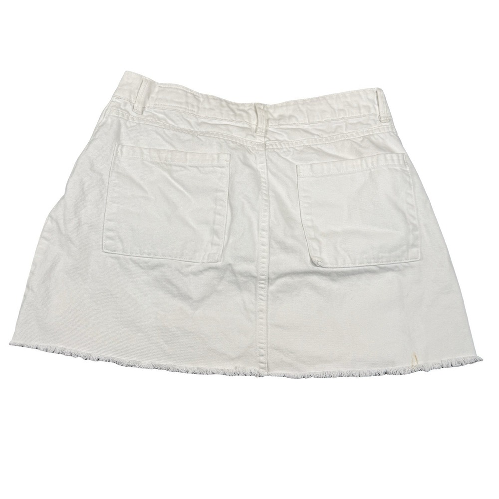 Vintage Denim Tennis White Cargo Skirt With Tennis Ball Pockets Women's Size 10 - Picture 6 of 7